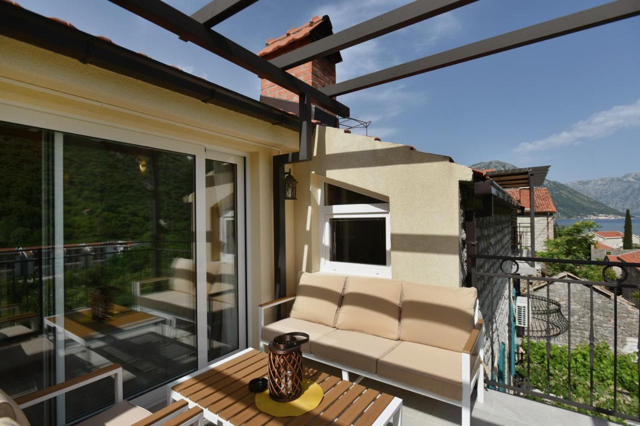 Ferienwohnung Stone House Morinj Kotor Exterior foto